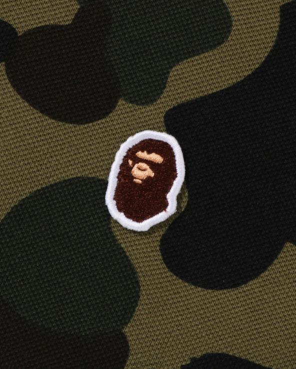 צבא ירוק A Bathing Ape 644LV1304 ילדים פולו 1 נקודה אחת