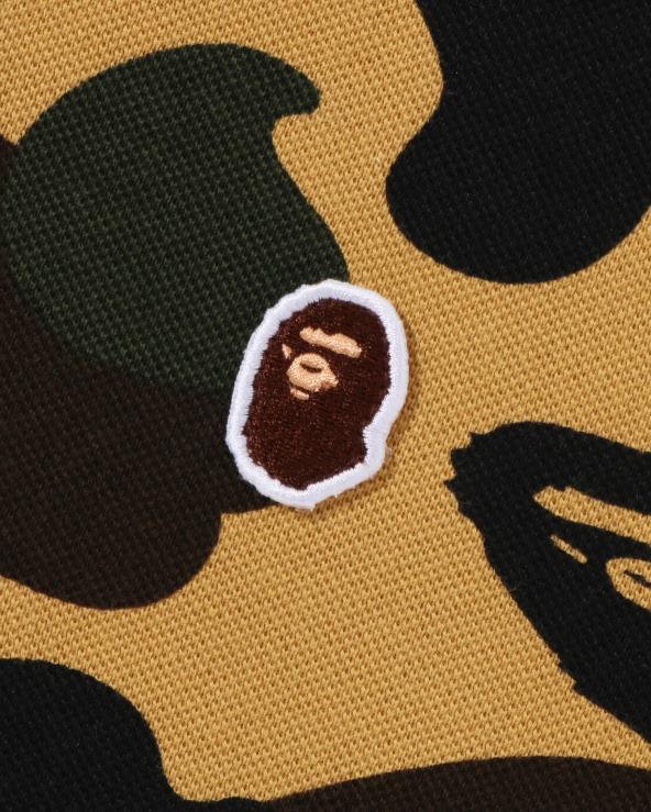 צהוב A Bathing Ape 644LV1305 ילדים פולו 1 נקודה אחת