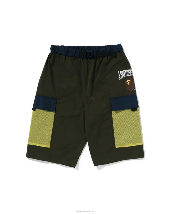 ג'ונגל עמוק A Bathing Ape 644LV1309 ילדים מכנסי כיס מרשת