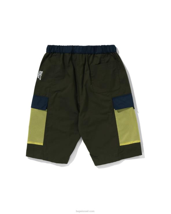 ג'ונגל עמוק A Bathing Ape 644LV1309 ילדים מכנסי כיס מרשת