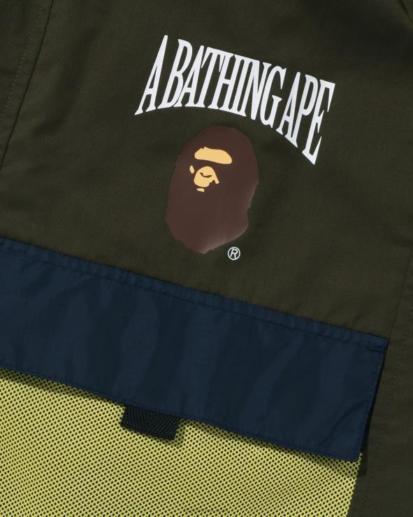 ג'ונגל עמוק A Bathing Ape 644LV1309 ילדים מכנסי כיס מרשת