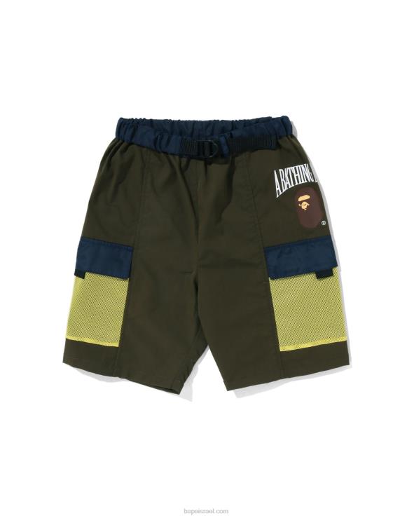 ג'ונגל עמוק A Bathing Ape 644LV1311 ילדים מכנסי כיס מרשת