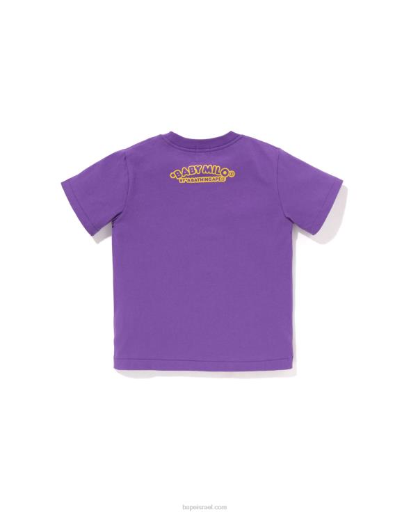 סָגוֹל A Bathing Ape 644LV1319 ילדים טי הדפס אפוד דיג בייבי מילו
