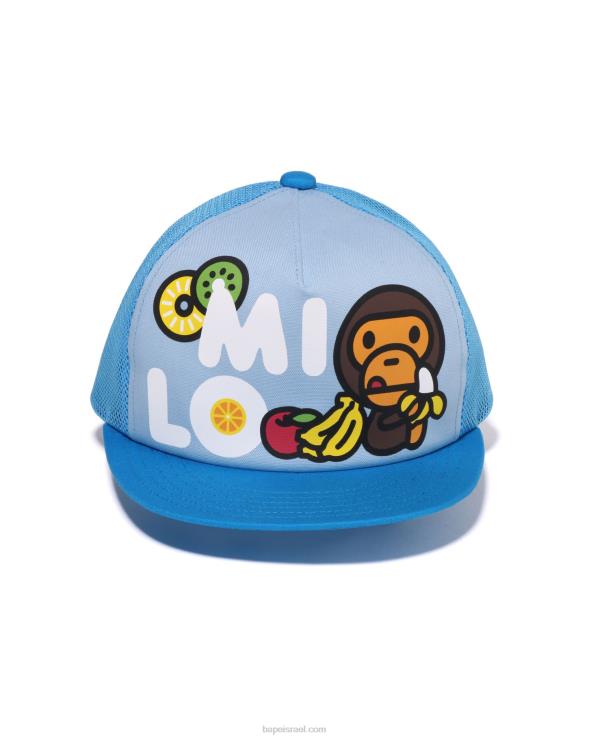 כְּחוֹל A Bathing Ape 644LV1330 ילדים כובע רשת פירות תינוק מילו