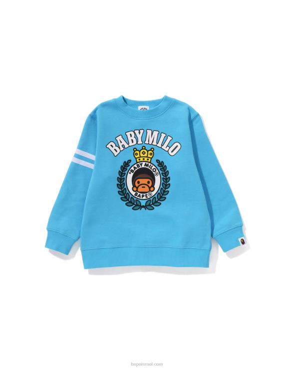 כְּחוֹל A Bathing Ape 644LV1342 ילדים צווארון צווארון של סמל תינוק מילו