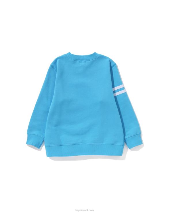 כְּחוֹל A Bathing Ape 644LV1342 ילדים צווארון צווארון של סמל תינוק מילו