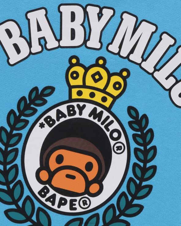 כְּחוֹל A Bathing Ape 644LV1342 ילדים צווארון צווארון של סמל תינוק מילו