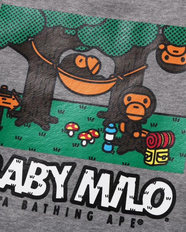 אפור A Bathing Ape 644LV1353 ילדים צווארון ערסל לתינוק מילו קאמו