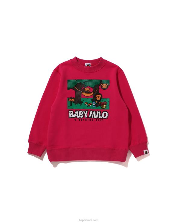 וָרוֹד A Bathing Ape 644LV1354 ילדים צווארון ערסל לתינוק מילו קאמו