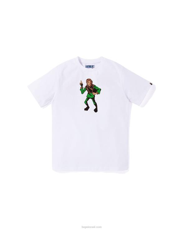לבן A Bathing Ape 644LV1362 ילדים טי ג'וניור