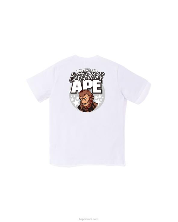 לבן A Bathing Ape 644LV1362 ילדים טי ג'וניור