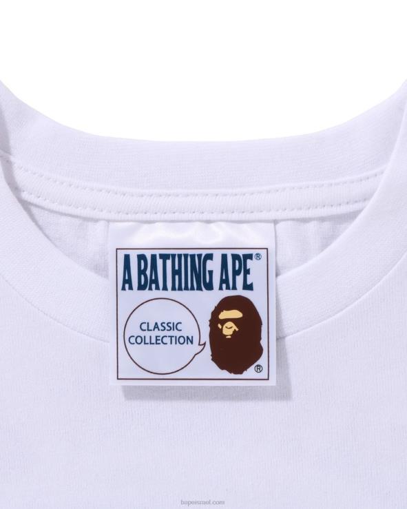 לבן A Bathing Ape 644LV1362 ילדים טי ג'וניור