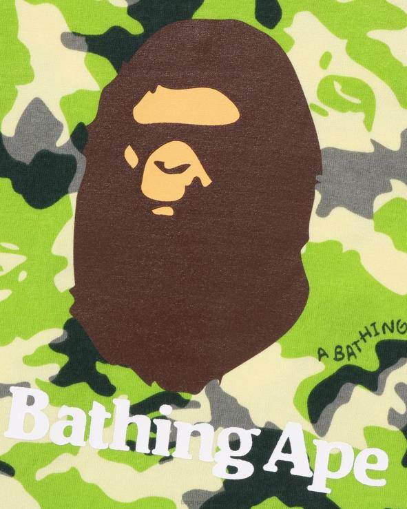 ירוק בהיר A Bathing Ape 644LV1366 ילדים גופיית קמו יער