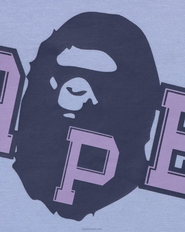 כְּחוֹל A Bathing Ape 644LV1367 ילדים בגד גוף בשכבות ראש חישוק