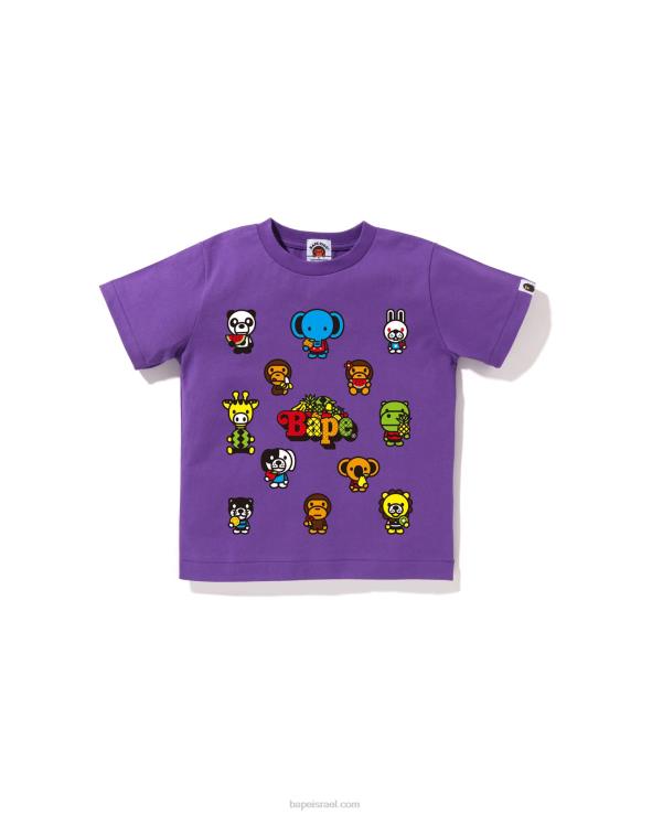 סָגוֹל A Bathing Ape 644LV1374 ילדים בייבי מילו טי מעורב פירות מס' 1