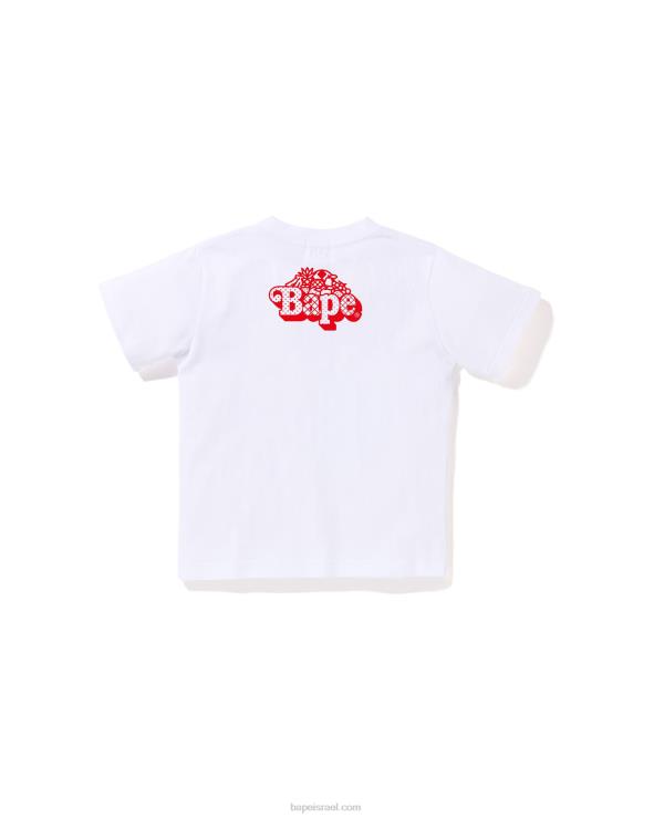 לבן A Bathing Ape 644LV1375 ילדים בייבי מילו טי מעורב פירות מס' 1