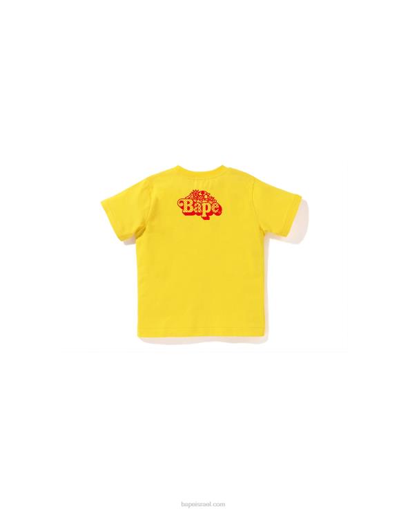 צהוב A Bathing Ape 644LV1376 ילדים בייבי מילו טי מעורב פירות מס' 1