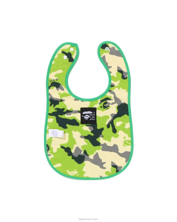 צבא ירוק A Bathing Ape 644LV1381 ילדים woodland camo baby milo הדפס אפוד דיג סינר הפיך