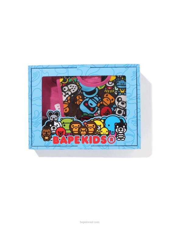 וָרוֹד A Bathing Ape 644LV1392 ילדים ערכת מתנה של milo all safari