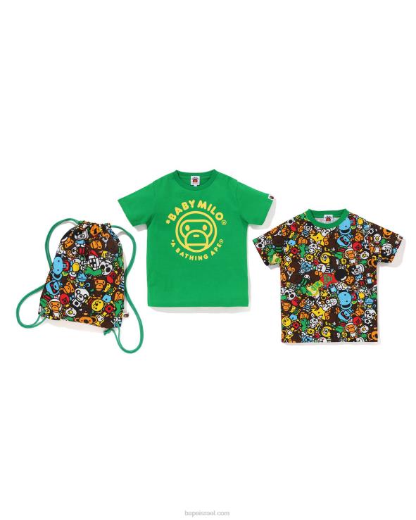 בַּרֶקֶת A Bathing Ape 644LV1393 ילדים ערכת מתנה של milo all safari