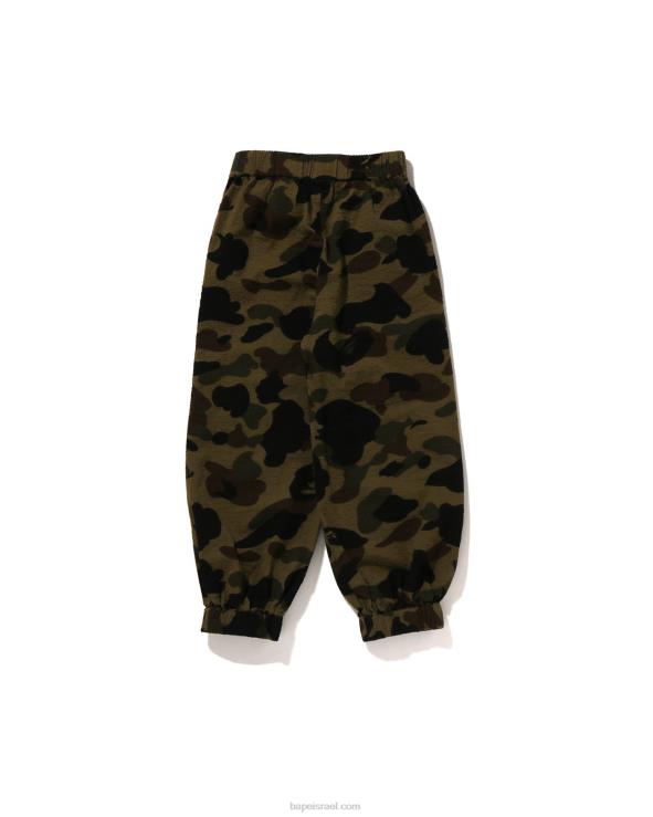 צבא ירוק A Bathing Ape 644LV1396 ילדים מכנסי בלון camo 1