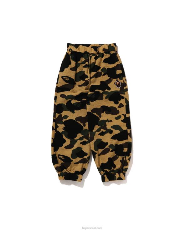 צהוב A Bathing Ape 644LV1397 ילדים מכנסי בלון camo 1