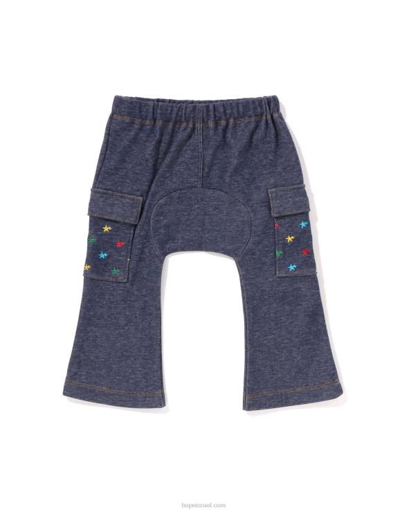 דֵנִים A Bathing Ape 644LV1399 ילדים מכנסי ג'ינס של בייבי מילו sta jersey