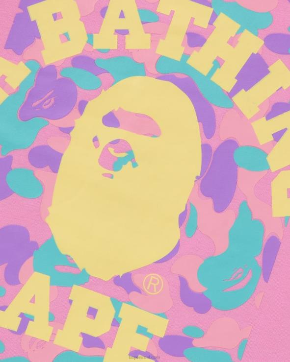 וָרוֹד A Bathing Ape 644LV1407 ילדים חולצה עם שכבות עם סלסולים