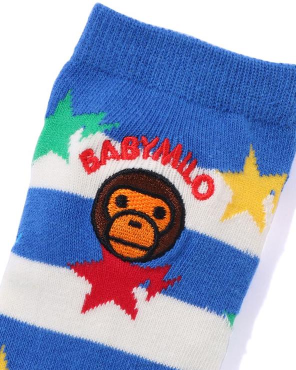 כְּחוֹל A Bathing Ape 644LV1414 ילדים חישוק בייבי מילו סט גרביים