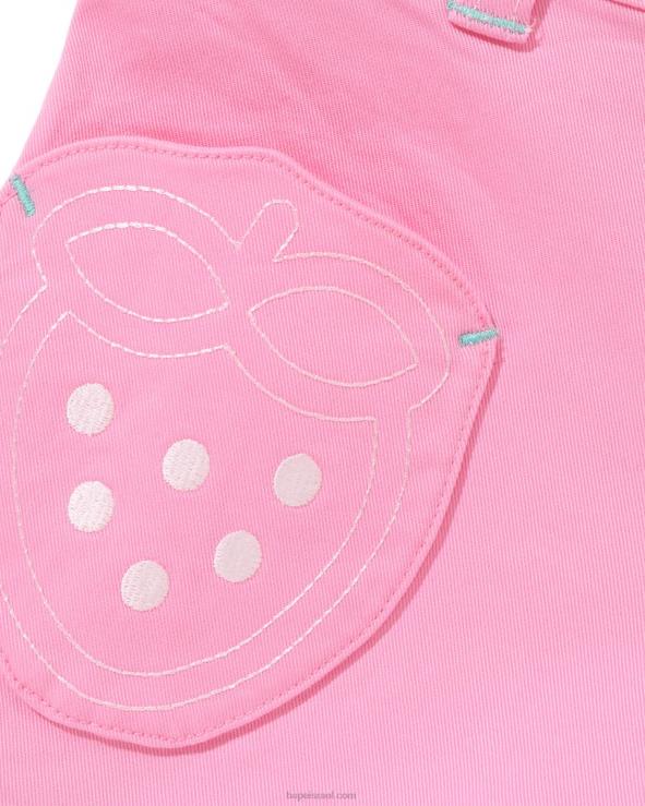 וָרוֹד A Bathing Ape 644LV1417 ילדים מכנסי סלסולים קצרים של בייבי מילו תות