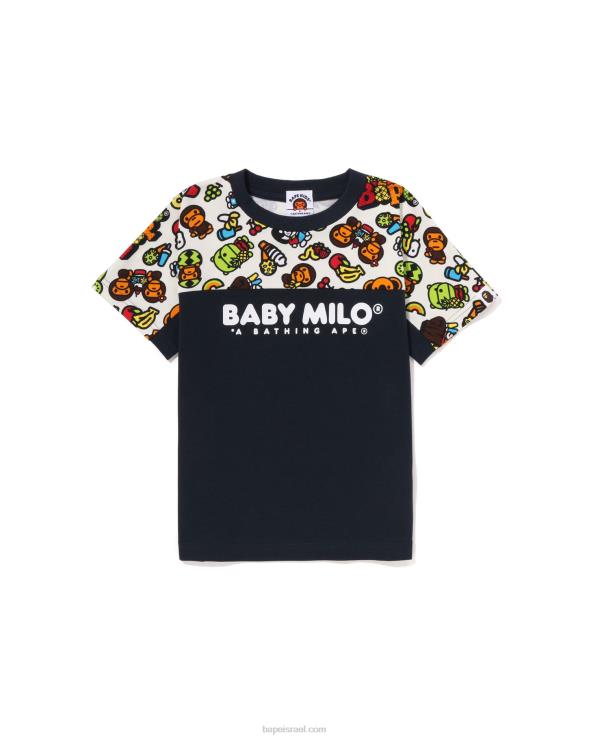 כחול כהה A Bathing Ape 644LV1422 ילדים בייבי מילו טי מעורב פירות