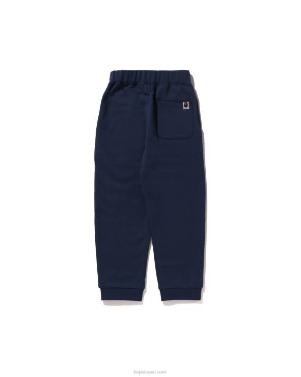 אפור A Bathing Ape 644LV1426 ילדים תיקון מכנסי טרנינג