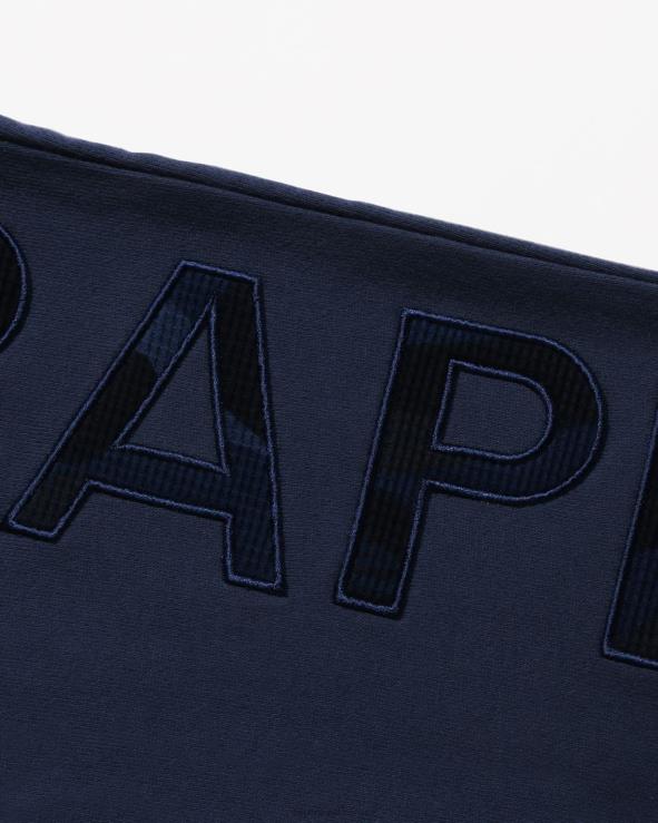 אפור A Bathing Ape 644LV1426 ילדים תיקון מכנסי טרנינג