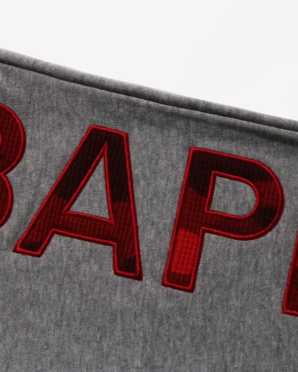 אפור A Bathing Ape 644LV1428 ילדים תיקון מכנסי טרנינג