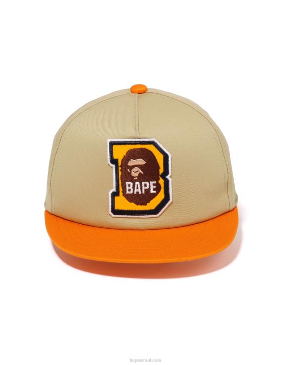 בז' A Bathing Ape 644LV1435 ילדים כובע תיקון ראש b