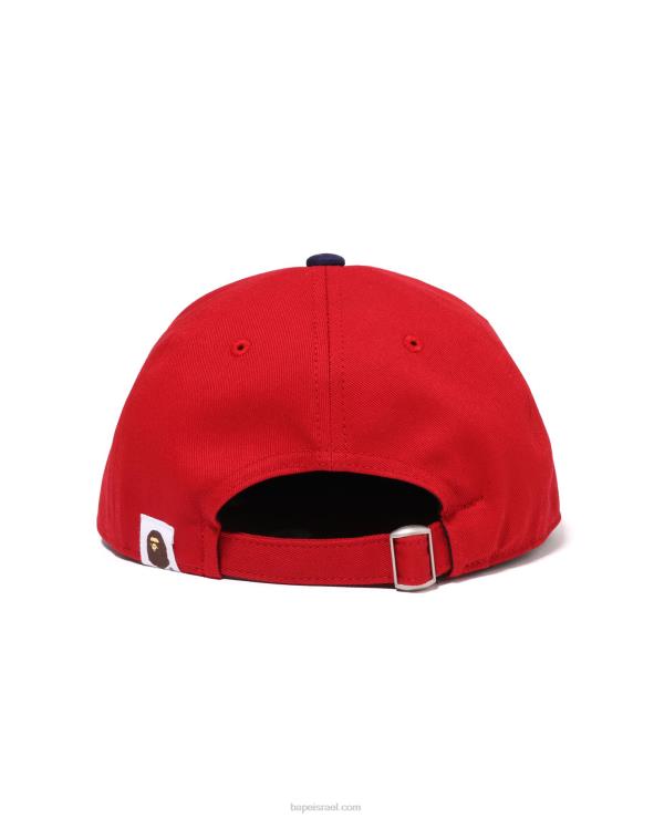 אדום בהיר A Bathing Ape 644LV1436 ילדים כובע תיקון ראש b