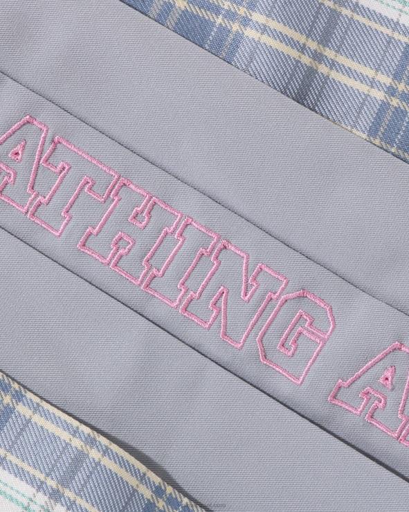 כְּחוֹל A Bathing Ape 644LV1443 ילדים חצאית קפלים בדוקה jr
