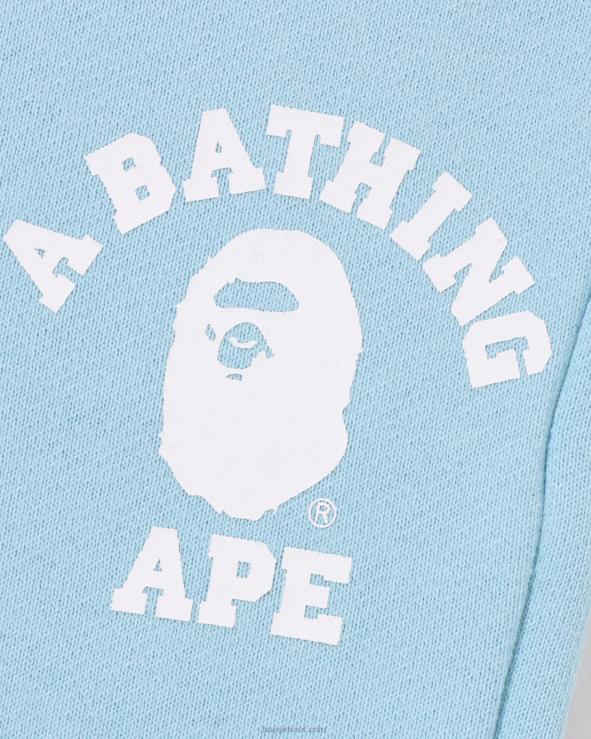 כחול בהיר A Bathing Ape 644LV1445 ילדים מכנסי טרנינג בקולג'