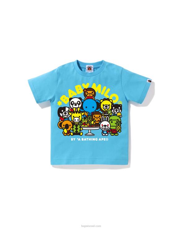 כְּחוֹל A Bathing Ape 644LV1454 ילדים בייבי מילו טי מעורב פירות מס' 2