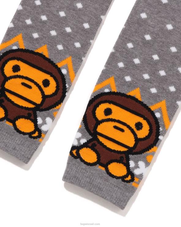 אפור A Bathing Ape 644LV1467 ילדים בייבי מילו חותלות נורדיות