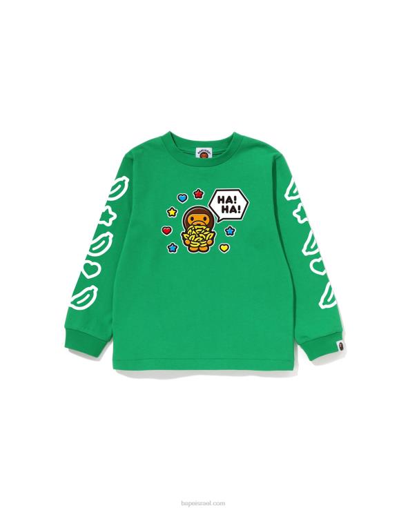 מנטה A Bathing Ape 644LV1478 ילדים חולצת בלון דיבור של בייבי מילו מס' 1