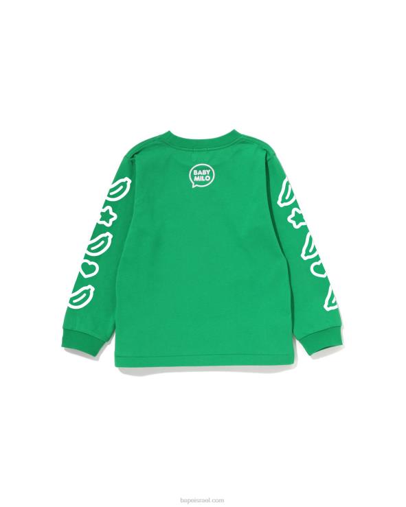 מנטה A Bathing Ape 644LV1478 ילדים חולצת בלון דיבור של בייבי מילו מס' 1
