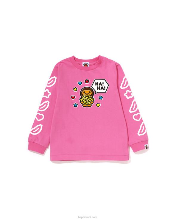 וָרוֹד A Bathing Ape 644LV1479 ילדים חולצת בלון דיבור של בייבי מילו מס' 1