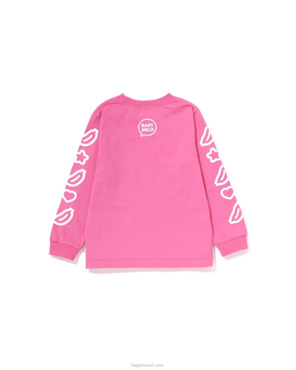 וָרוֹד A Bathing Ape 644LV1479 ילדים חולצת בלון דיבור של בייבי מילו מס' 1