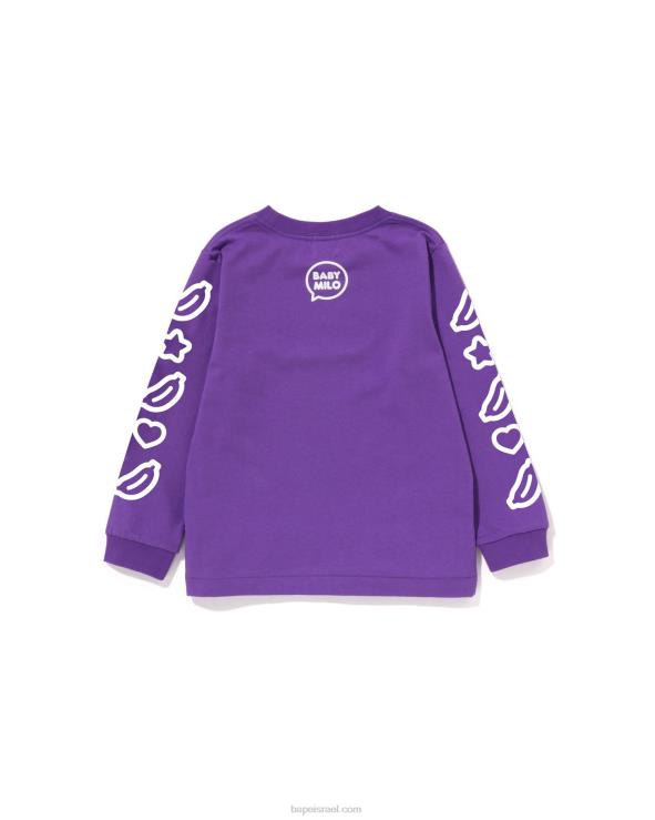 סָגוֹל A Bathing Ape 644LV1480 ילדים חולצת בלון דיבור של בייבי מילו מס' 1