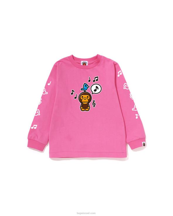 וָרוֹד A Bathing Ape 644LV1485 ילדים חולצת בלון דיבור בייבי מילו מס' 2