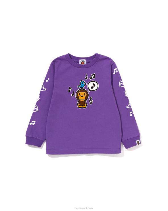 סָגוֹל A Bathing Ape 644LV1486 ילדים חולצת בלון דיבור בייבי מילו מס' 2