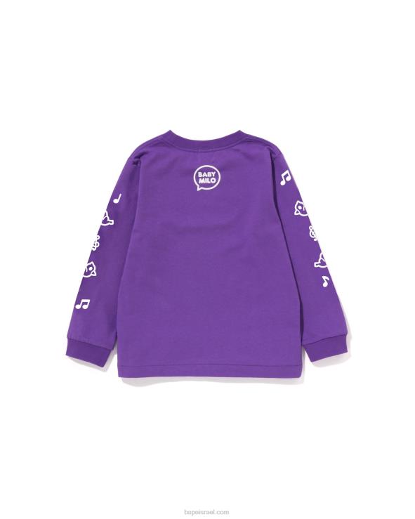 סָגוֹל A Bathing Ape 644LV1486 ילדים חולצת בלון דיבור בייבי מילו מס' 2