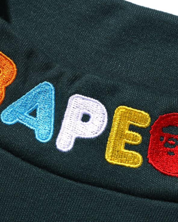 ג'ונגל עמוק A Bathing Ape 644LV1493 ילדים ראש ומילו חולצת צווארון בנקודה אחת