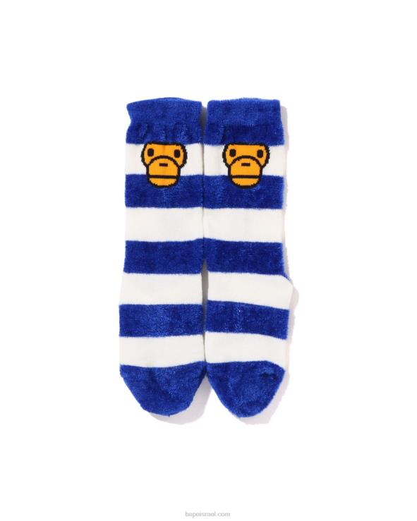 כְּחוֹל A Bathing Ape 644LV1501 ילדים חישוק בייבי מילו גרבי פנים